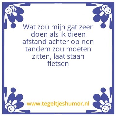 Tegeltje: Amai