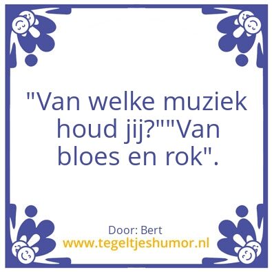 Tegeltje: Muziek