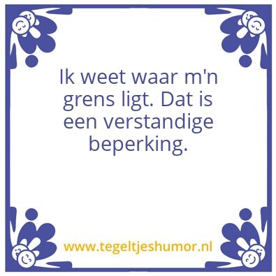 Tegeltje: Lijntrekken