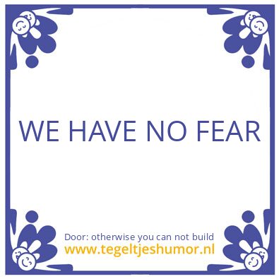 Tegeltje: Time is linear
