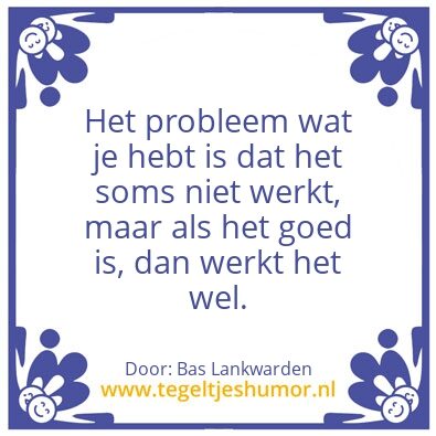 Tegeltje: Bassie