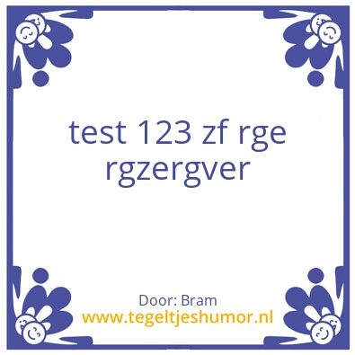 Tegeltje: Tegelnaam