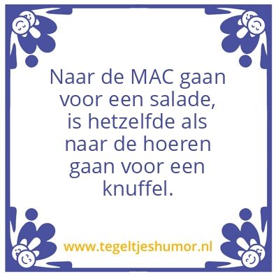 Tegeltje: Mac