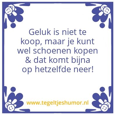 Tegeltje: schoenen