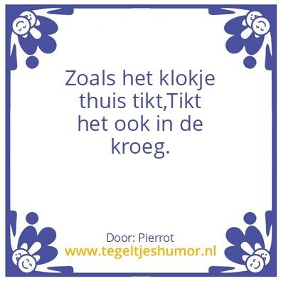Tegeltje: Thuis