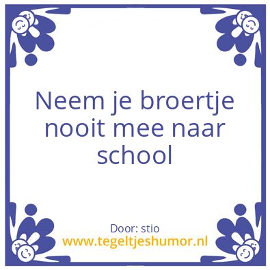 Tegeltje: Olivier