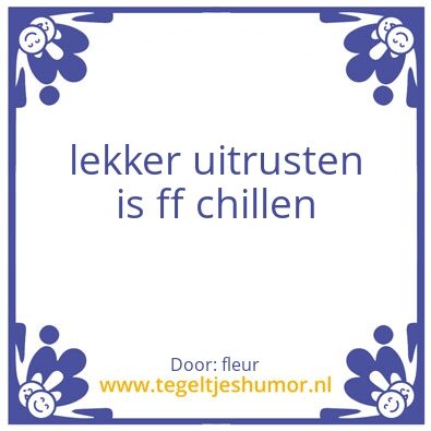 Tegeltje: pensioen