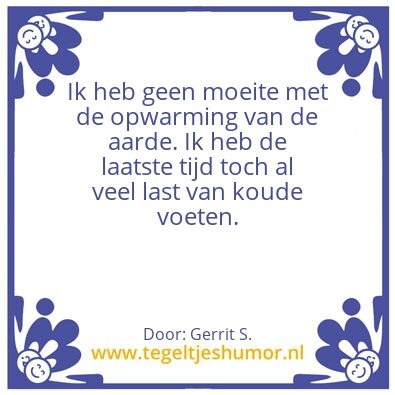Tegeltje: Ik ben Gerrit.