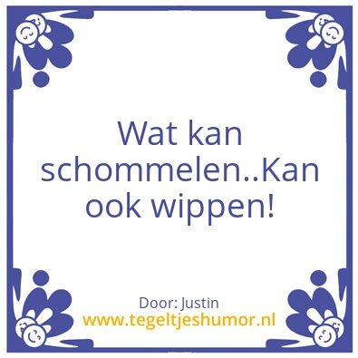 Tegeltje: Laat maar geil is mag allee