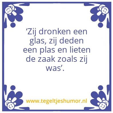 Tegeltje: Tegel