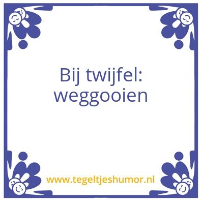 Tegeltje: Voor Nienke