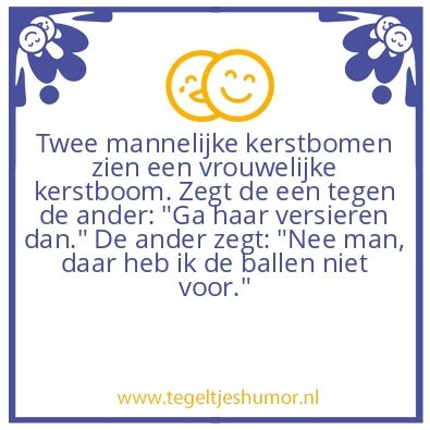 Tegeltje: Kerstbomen
