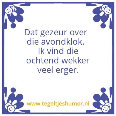 Tegeltje: Avondklok