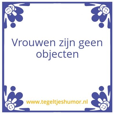 Tegeltje: Objecten
