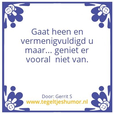 Tegeltje: Ik ben Gerrit
