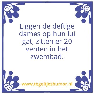 Tegeltje: Deftige dames