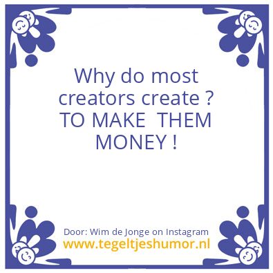 Tegeltje: creating