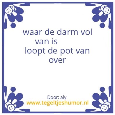Tegeltje: de pot