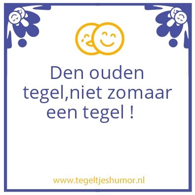 Tegeltje: D.O.T