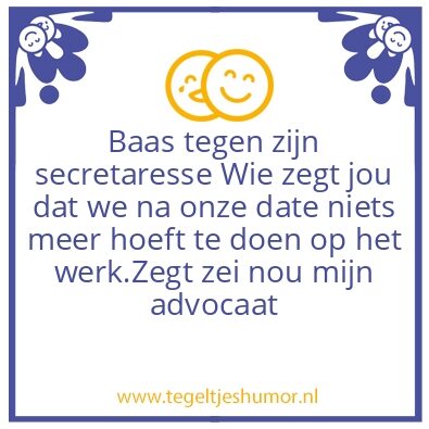 Tegeltje: Mopje van sjef