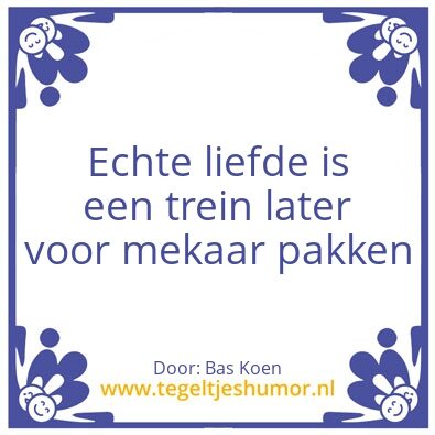 Tegeltje: Liefde
