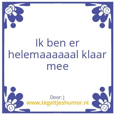 Tegeltje: H