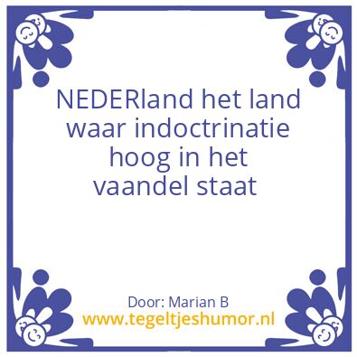 Tegeltje: Marian Borg