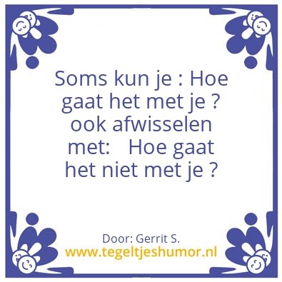 Tegeltje: Ik ben Gerrit.