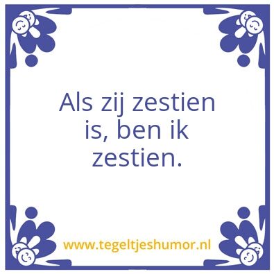 Tegeltje: 16