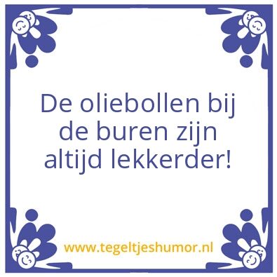 Tegeltje: Oudjaarsdag