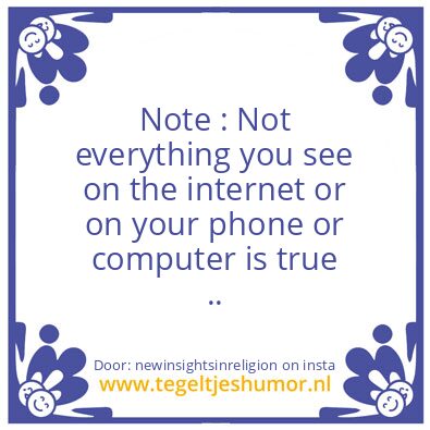 Tegeltje: If you need guidance ..