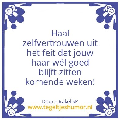 Tegeltje: Oppepper
