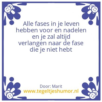 Tegeltje: Fase