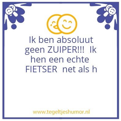 Tegeltje: Zuiper