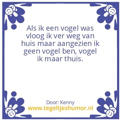 Tegeltje: Kenny