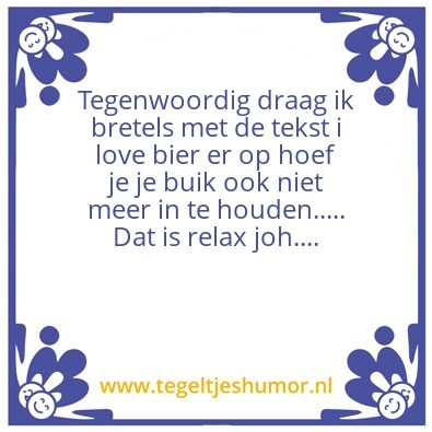 Tegeltje: Buik