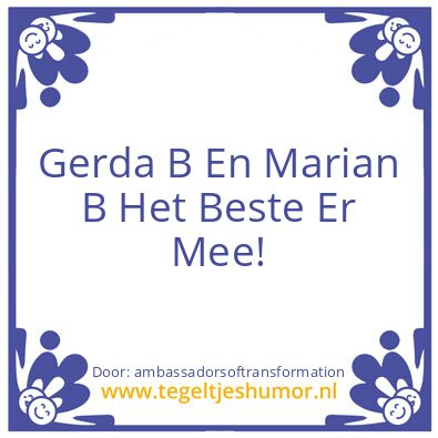 Tegeltje: Negative Nancy