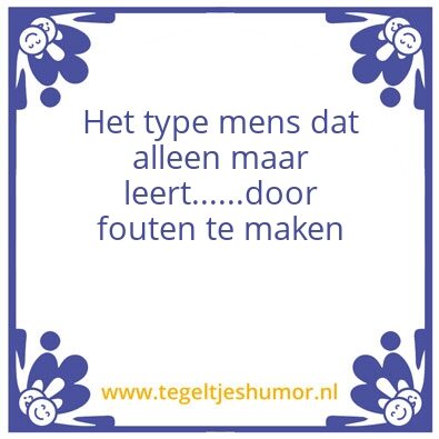 Tegeltje: BYOG wijsheid