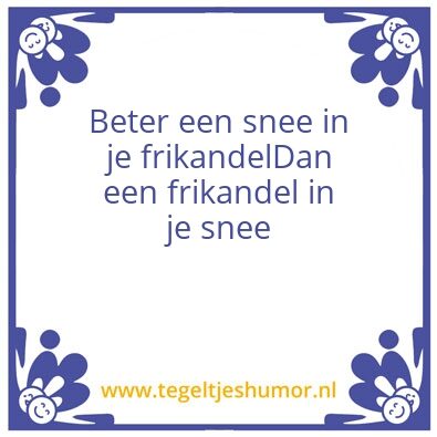 Tegeltje: Frikandelxxl