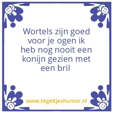 Tegeltje: Wortels