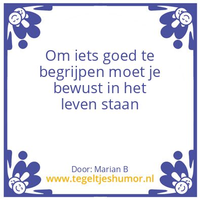 Tegeltje: Marian Borg