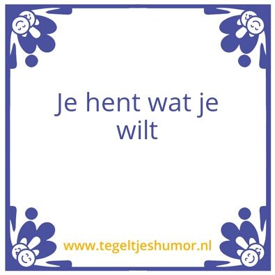Tegeltje: Test