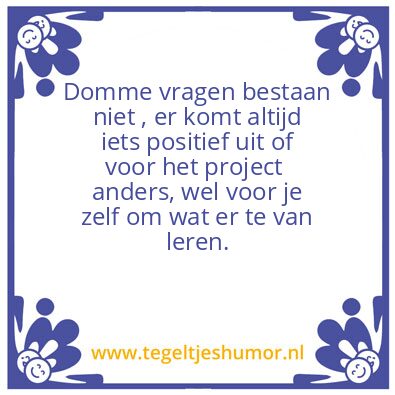 Tegeltje: bureau wijsheid