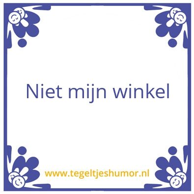 Tegeltje: direct express