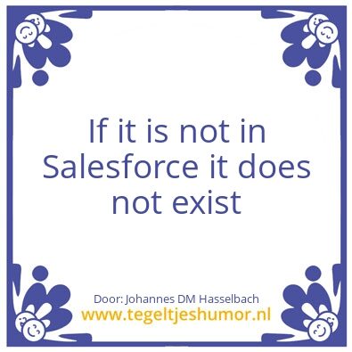 Tegeltje: Salesforce