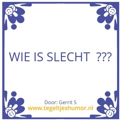 Tegeltje: Ik ben Gerrit