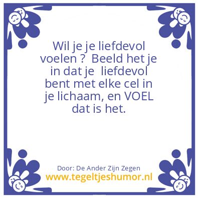 Tegeltje: De Ander Zijn Vloek is