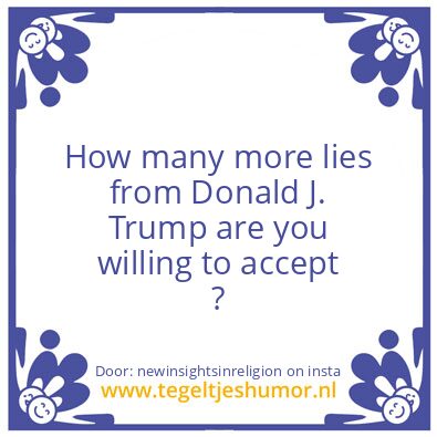Tegeltje: Lies..