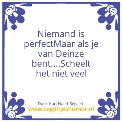 Tegeltje: Deinze