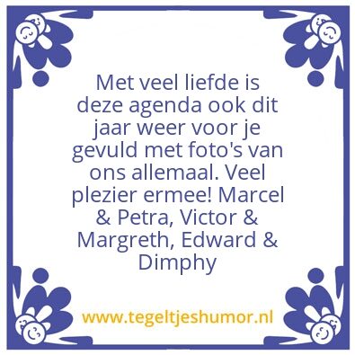 Tegeltje: oma 2019